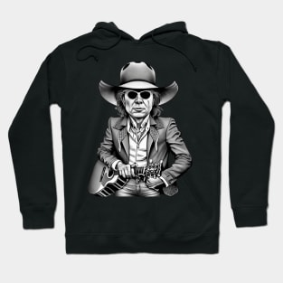 Dwight Yoakam Playing Guitar Hoodie